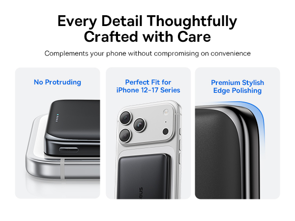 magnetic power bank iphone 14 usb c power bank travel charger portable battery charger