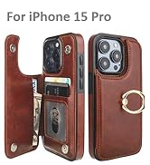 onetop wallet case with ring for iphone 15 pro