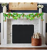Magnet Fireplace Cover, Fireplace Draft Blocker, Fireplace Blanket for Heat Loss, Fireplace Flue ...