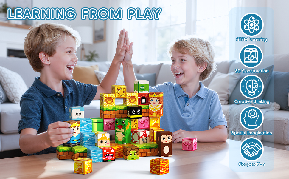 magnetic cubes for kids ages 4-8