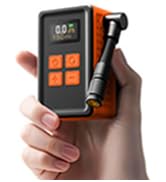 Mini Bicycle Pump with Gauge, Max 150PSI Electric Bike Pump with Presta &amp; Schrader Valve, 4X Fast...