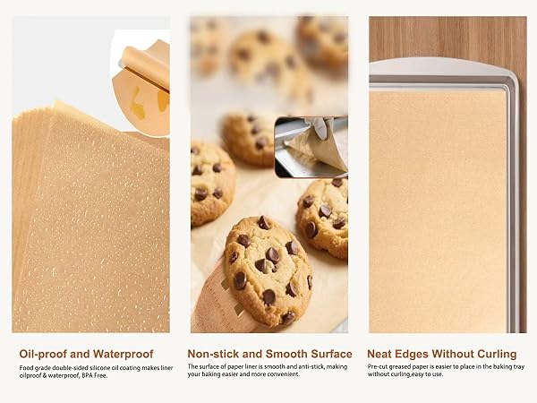 pre-cut parchment sheets