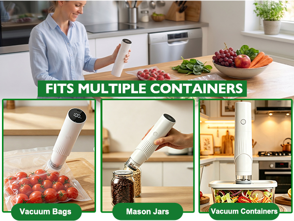 electric mason jar vacuum sealer kit