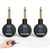 A13 Wireless Microphone Transmitters Receivers, Microphones Guitar System, 2.4GHz Guitar Accessor...