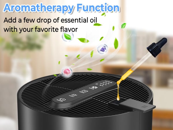 air purifier with essential oil diffuser