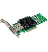 XikeStor 10Gb NIC PCI-E Network Card for Intel X520-DA2, Dual 10G SFP+ Port, 10G PCI Express Ethe...