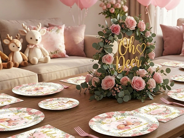 Oh Deer Baby Shower Decorations