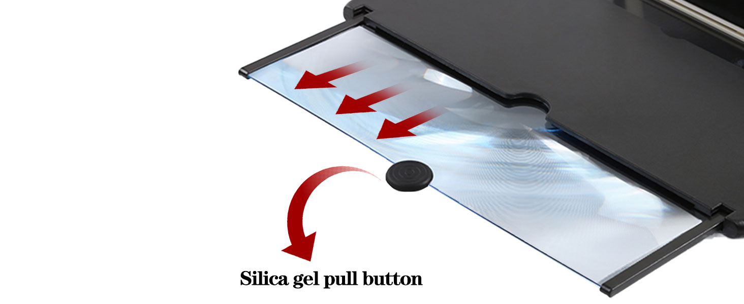 super clear lens 3D HD phone screen magnifier