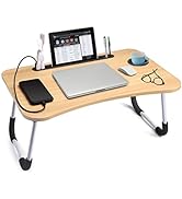 Slendor Laptop Desk Foldable Bed Table Folding Breakfast Tray Portable Lap Standing Desk Notebook...