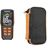 Proster Moisture Meter, Pinless and Non-Destructive Wood Moisture Meter for Softwoods, Hardwoods,...