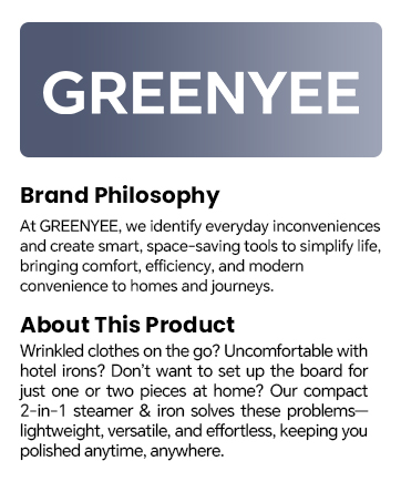 Greennyee portable steamer