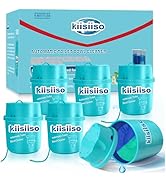 KIISIISO Toilet Bowl Cleaners-6 Pack, Automatic Toilet Tank Cleaner Tablets in Bottles, Long-Last...