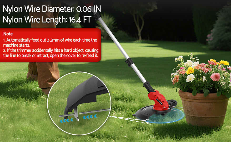 cordless string trimmer
