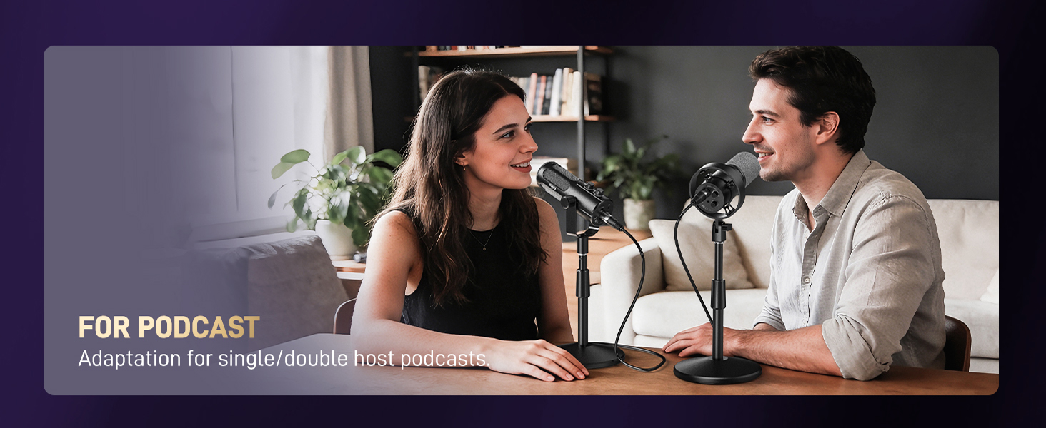heavy-duty mic stand for podcasting