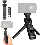 Newmowa Wireless Remote Control Shooting Grip &amp; Mini Tripod for Sony ZV-1, ZV-1F, A7 III, A7R III...