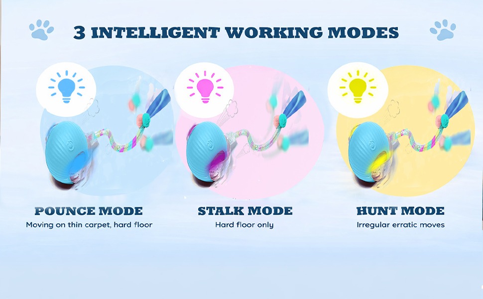 3 Intelligent Working Modes