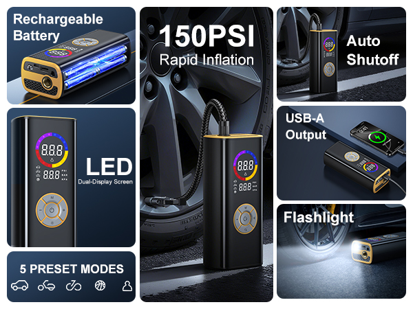 portable air compressor for car tires