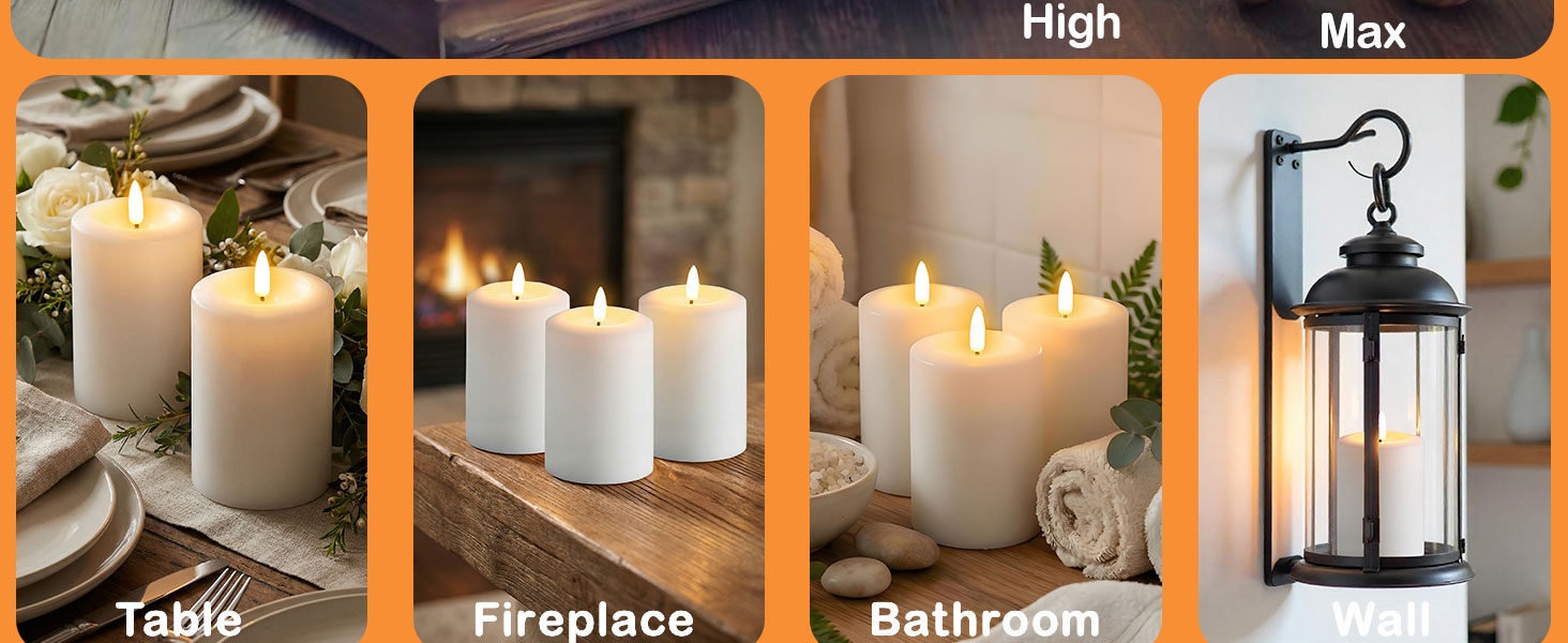 battery candles for pottery barn decor