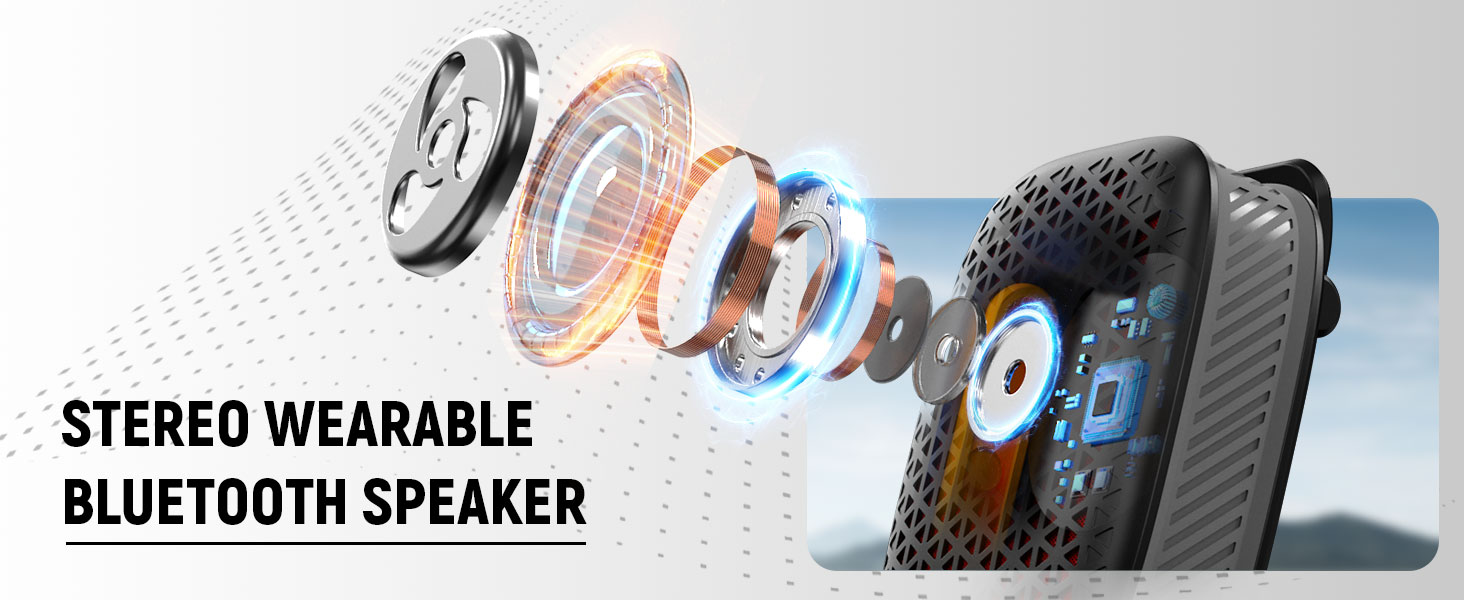 wearable bluetooth speaker
