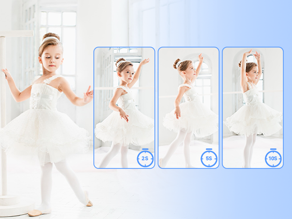 2-10s Self Timer,digital camera for teens,digital camera for kids,digital camera fhd 1080p black