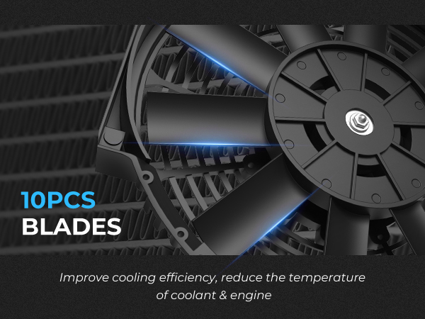 Electric Cooling Slim Radiator Fan
