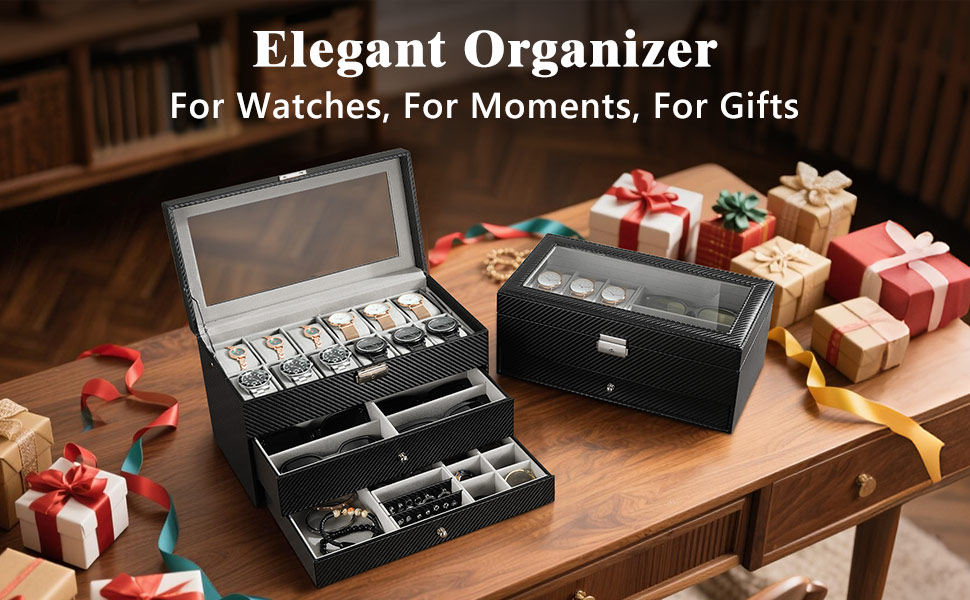 men jewelry organizer watch storage box watch display stand watch case for women