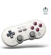 8BitDo SN30 Pro Bluetooth Controller with Hall Effect Joysticks, Rumble Vibration, and Turbo Func...