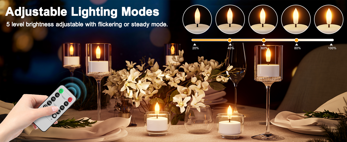 remote control tea lights