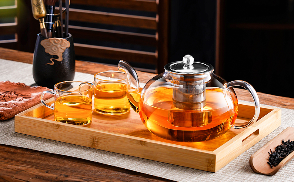 glass teapot