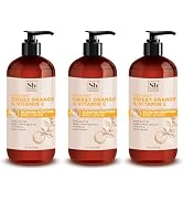Soapbox Moisturizing Body Lotion, Sweet Orange &amp; Vitamin C with Sunflower Oil and Shea Butter, Pa...