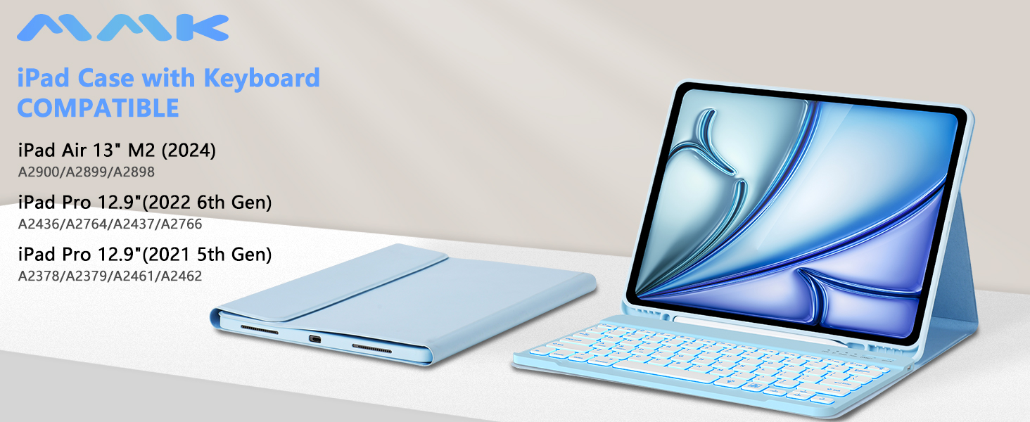 iPad pro 12.9 case with keyboard