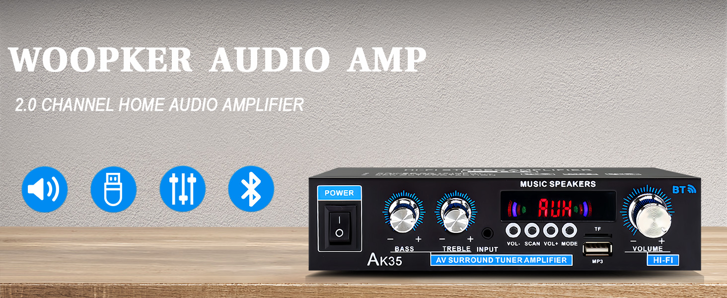 stereo amplifier home audio