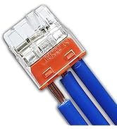 Dicio 50 pcs Wire connectors Nuts Push-in terminals UL Listed Quick Connect Electric connectors k...