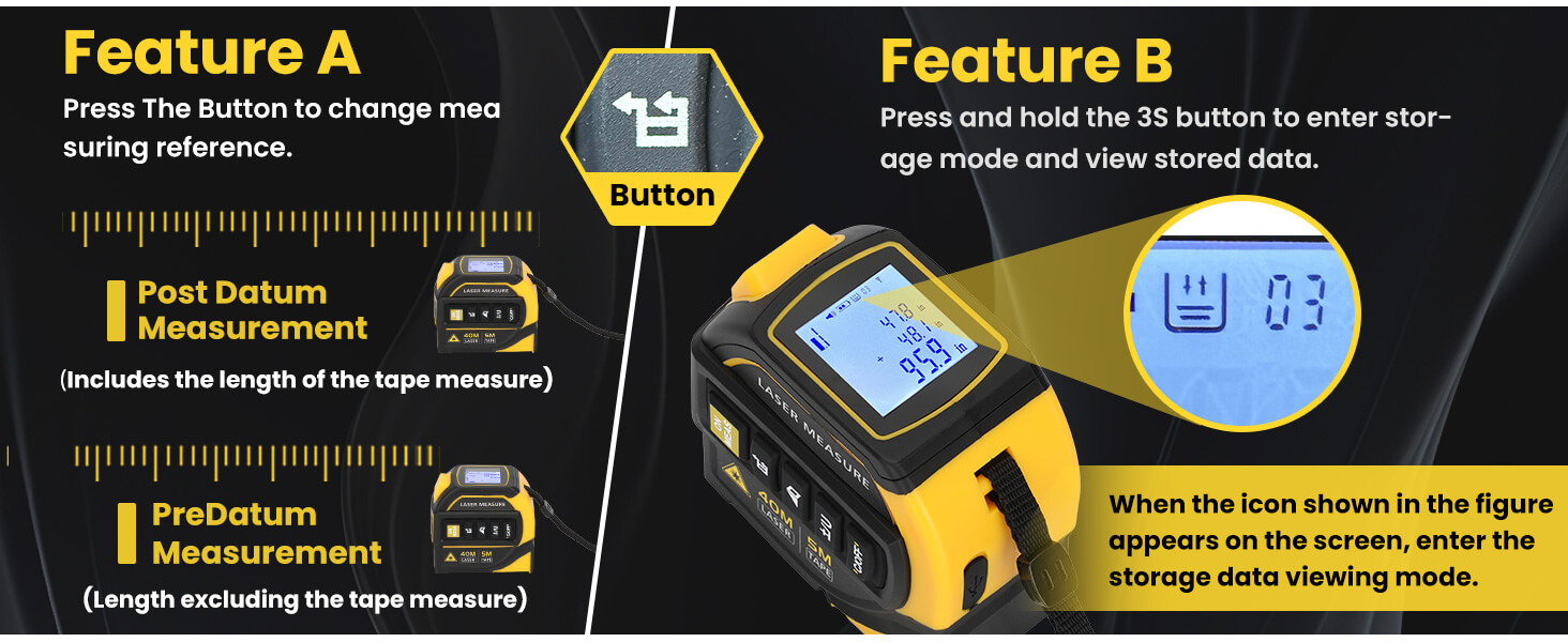 the almighty laser tape measure ruler
