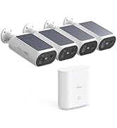 aosu Solar Security Cameras Wireless Outdoor, 2Mins DIY Installation, No Subscription Required Ca...