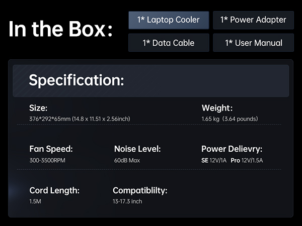 What&amp;#39;s in the Box and Specification