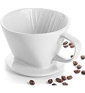 DOWAN Pour Over Coffee Maker, Non-Electric Pour Over Coffee Dripper, Easy Manual Brew Maker, Sing...