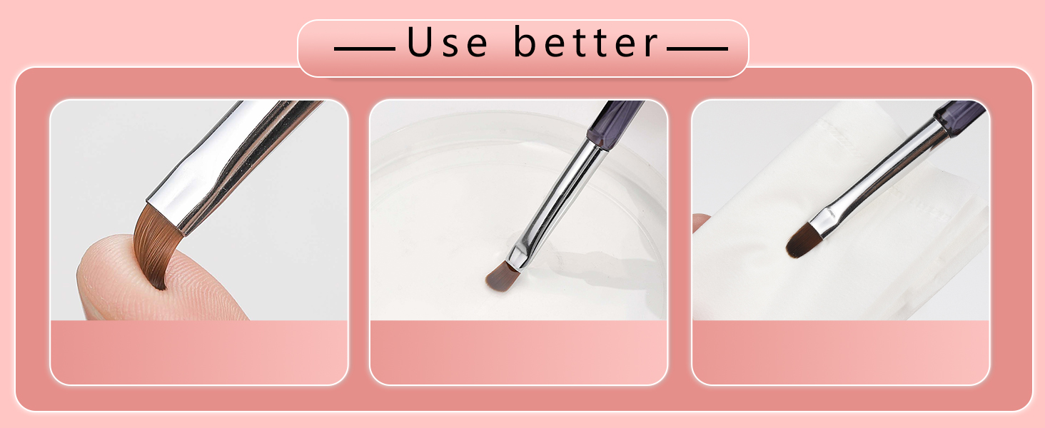 Nail Art Clean Up Brushes