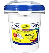 Robelle 1420M Chlorine Tabs Pool Sanitizer, 20-Pounds