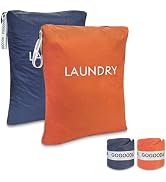 GOGOODA Travel Laundry Bags – Packable &amp; Splash-Resistant Clothes Organizer with Handle | Lightwe...