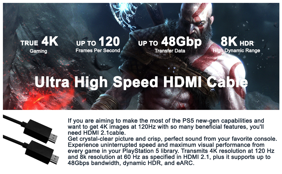 PS5 HDMI Cable Introduction