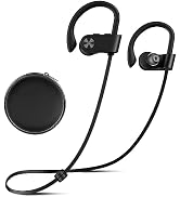 VRIFOZ Bluetooth Headphones, Bluetooth 5.3 IPX7 Waterproof Wireless Sports Earbuds for Workout Gy...