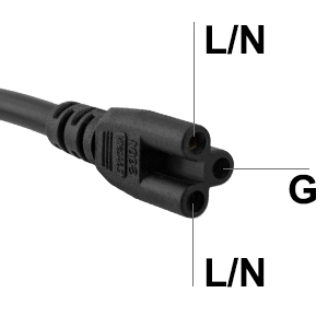 Black t5 t8 extension cable