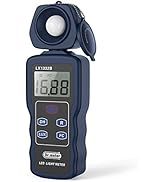 Dr.meter Professional LED Light Meter, Digital Illuminance Meter with 0-200,000 Measuring Ranges ...