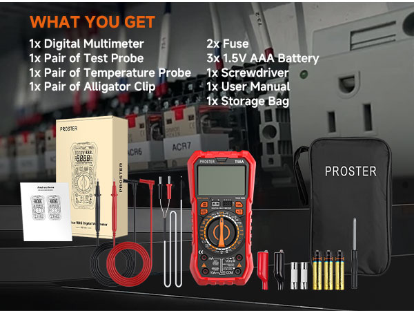 Multimeter 6000 Counts TRMS Auto Range