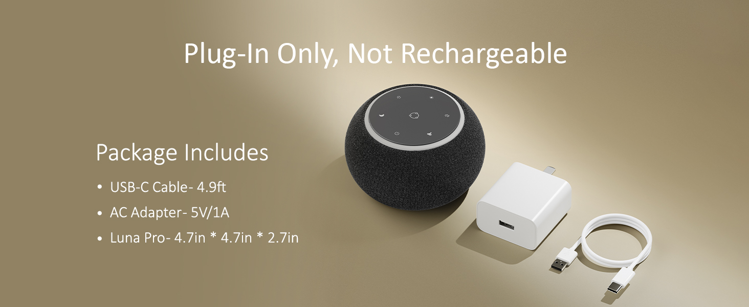 plug in sound machine