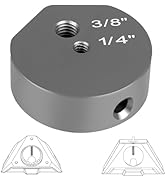 Tripod Adapter for Starlink Mini New Version Pipe Adapter, Aluminum Alloy, with 1/4''-20 &amp; 3/8"-1...