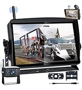 TECXERLLON RV Backup Camera, Vehicle Backup Cameras with 7-Inch Touchscreen Monitor, Wireless HD ...