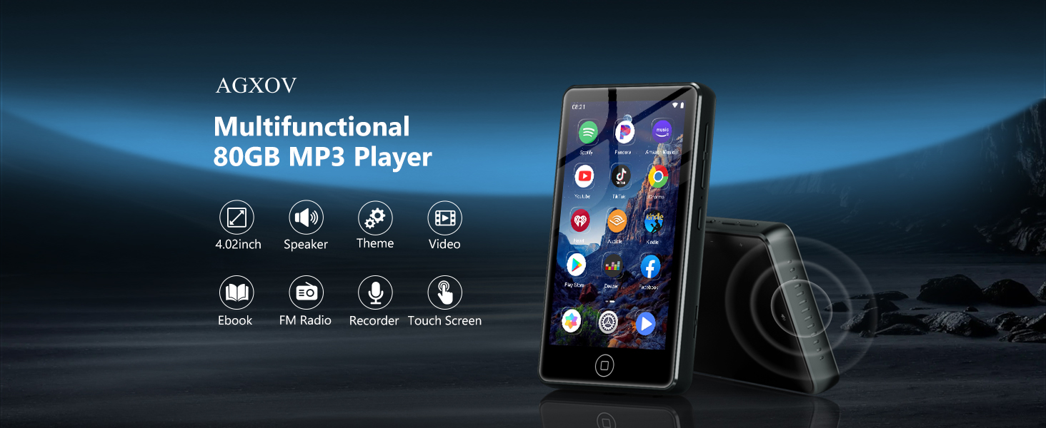 Multifunctional 80GB MP3 Player