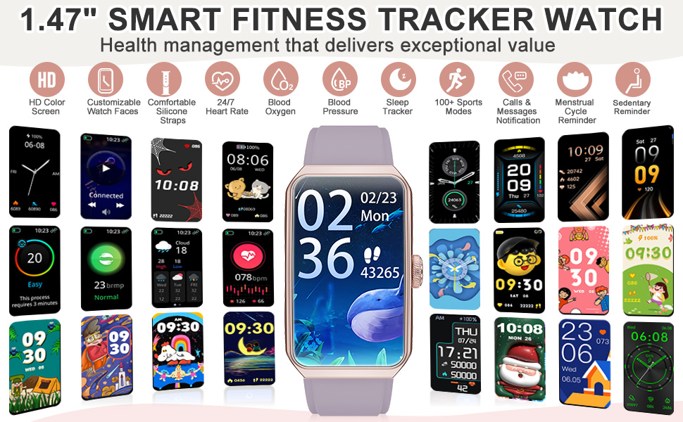 fitness tracker with blood pressure heart rate blood oxygen monitor